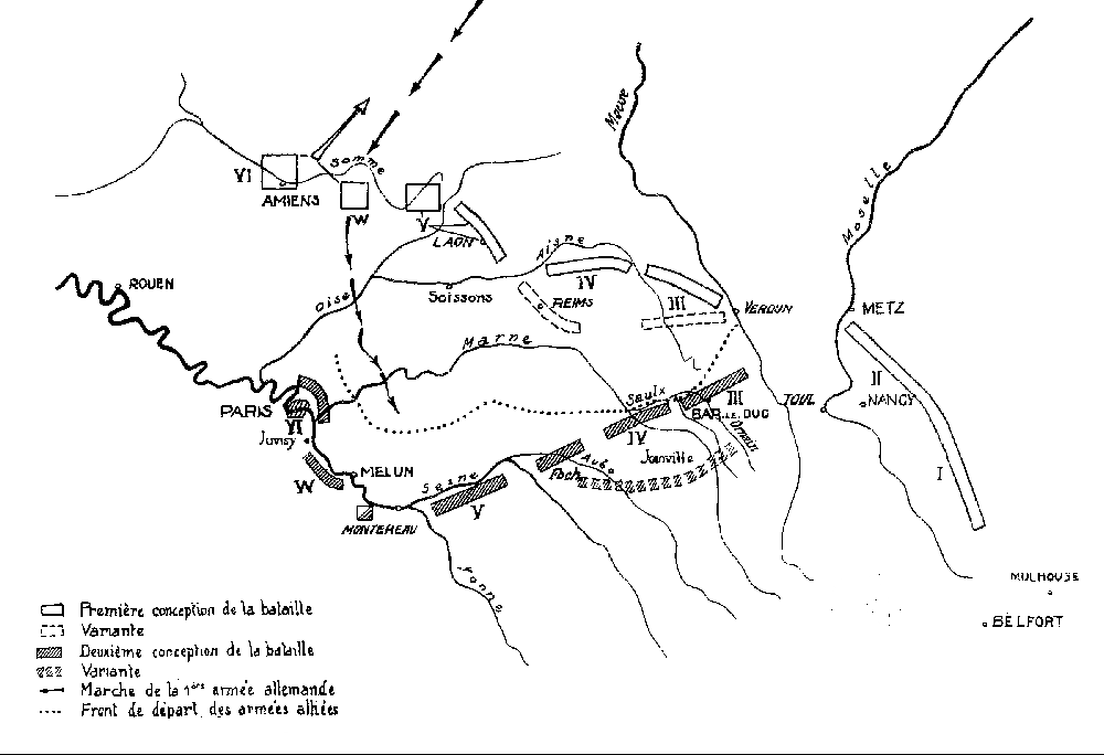 Premire conceptionde la bataille